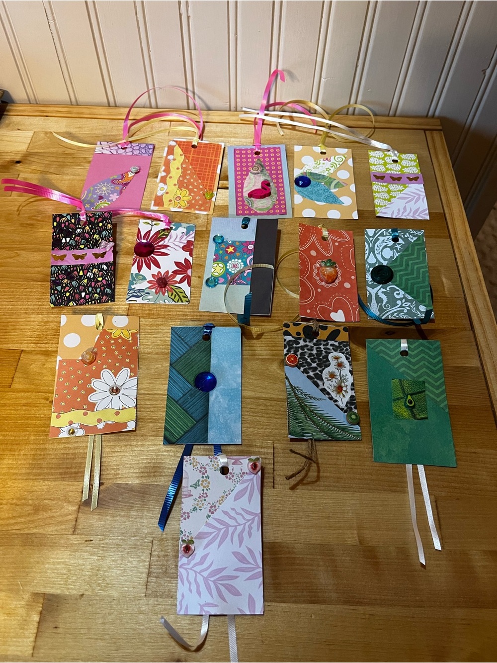 15 Hand Crafted Hang Tags